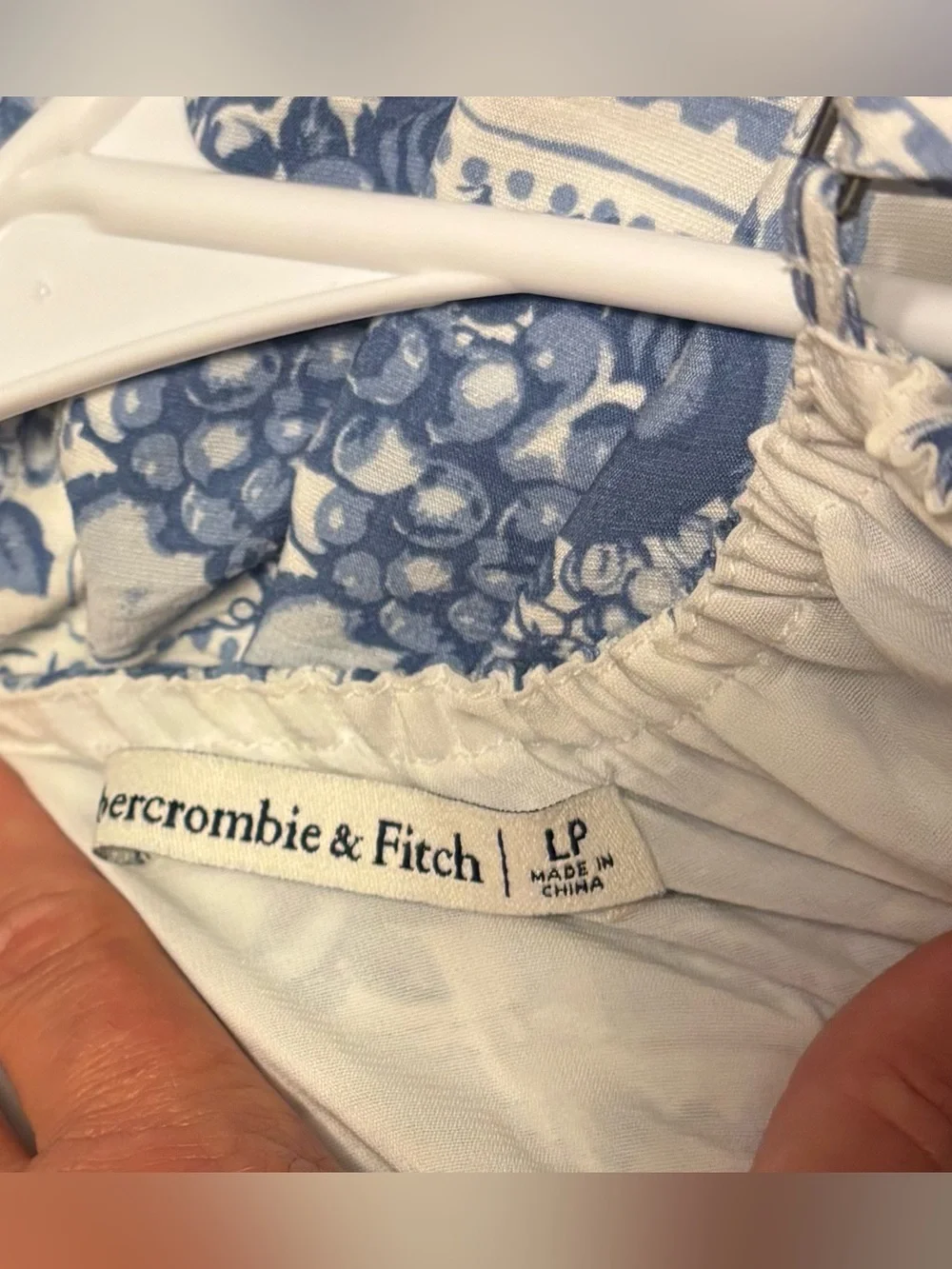 Abercrombie & Fitch smocked cami maxi dress